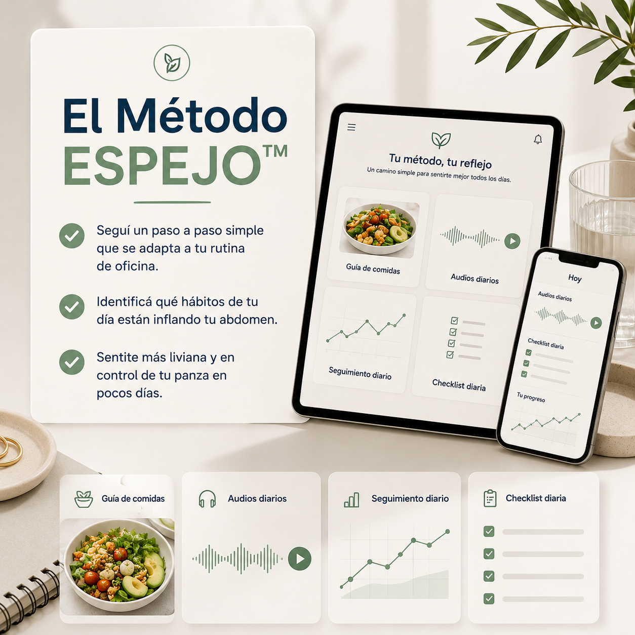 Método ESPEJO™ – Plan Abdomen Liviano 10 Días